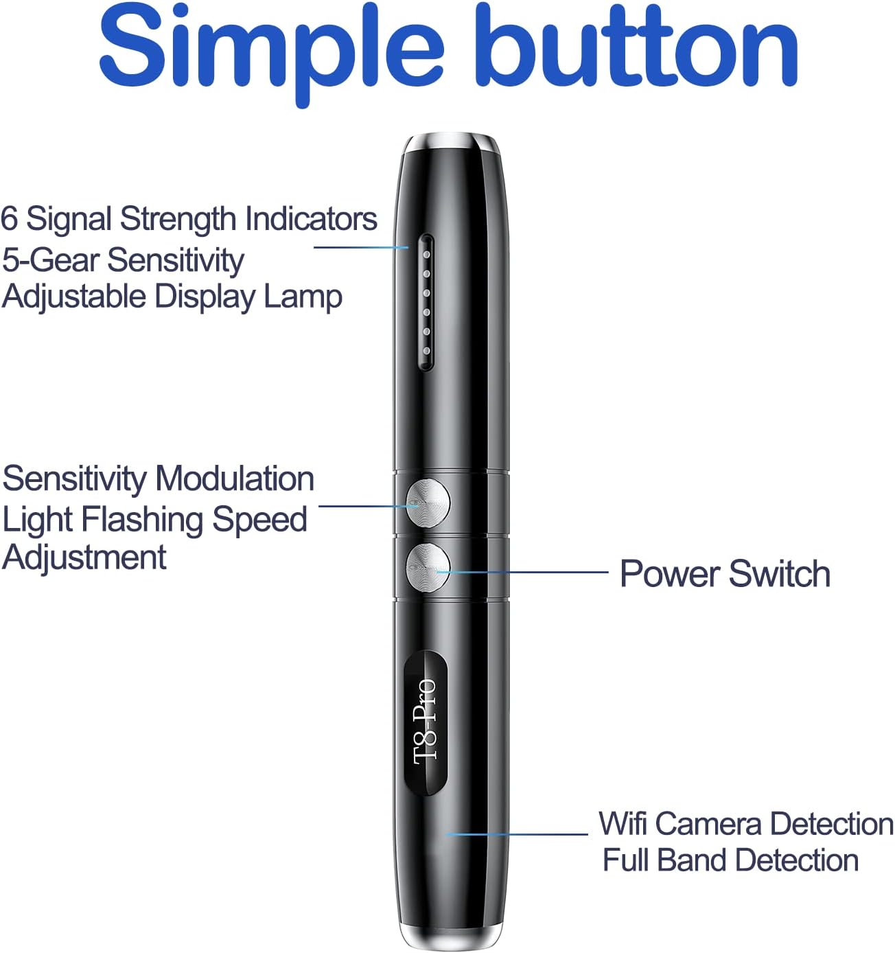 Hidden Camera Detector Anti-Spy Car GPS Tracker Listening Device